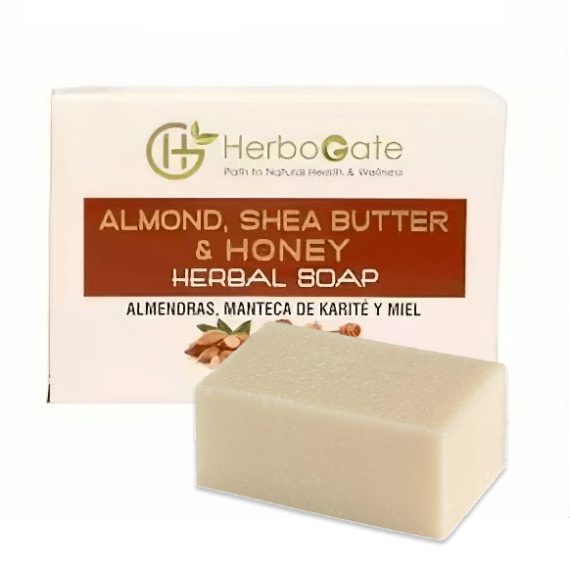 Almond + Shea butter + Honey Soap 140g