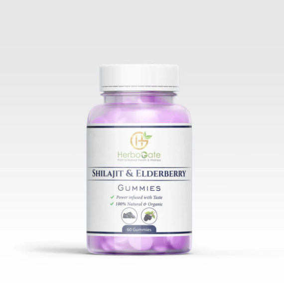 Shilajit With Elderberry Gummies